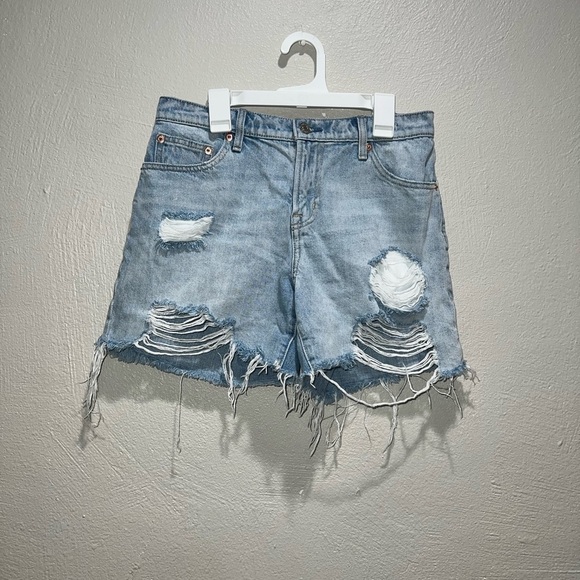Gap Distressed Denim Jean Shorts - Picture 1 of 6